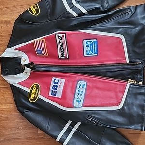 Vanson Leathers motorcycle jacket, size 44